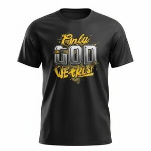 Gildan Black and Gold Graphic Tee